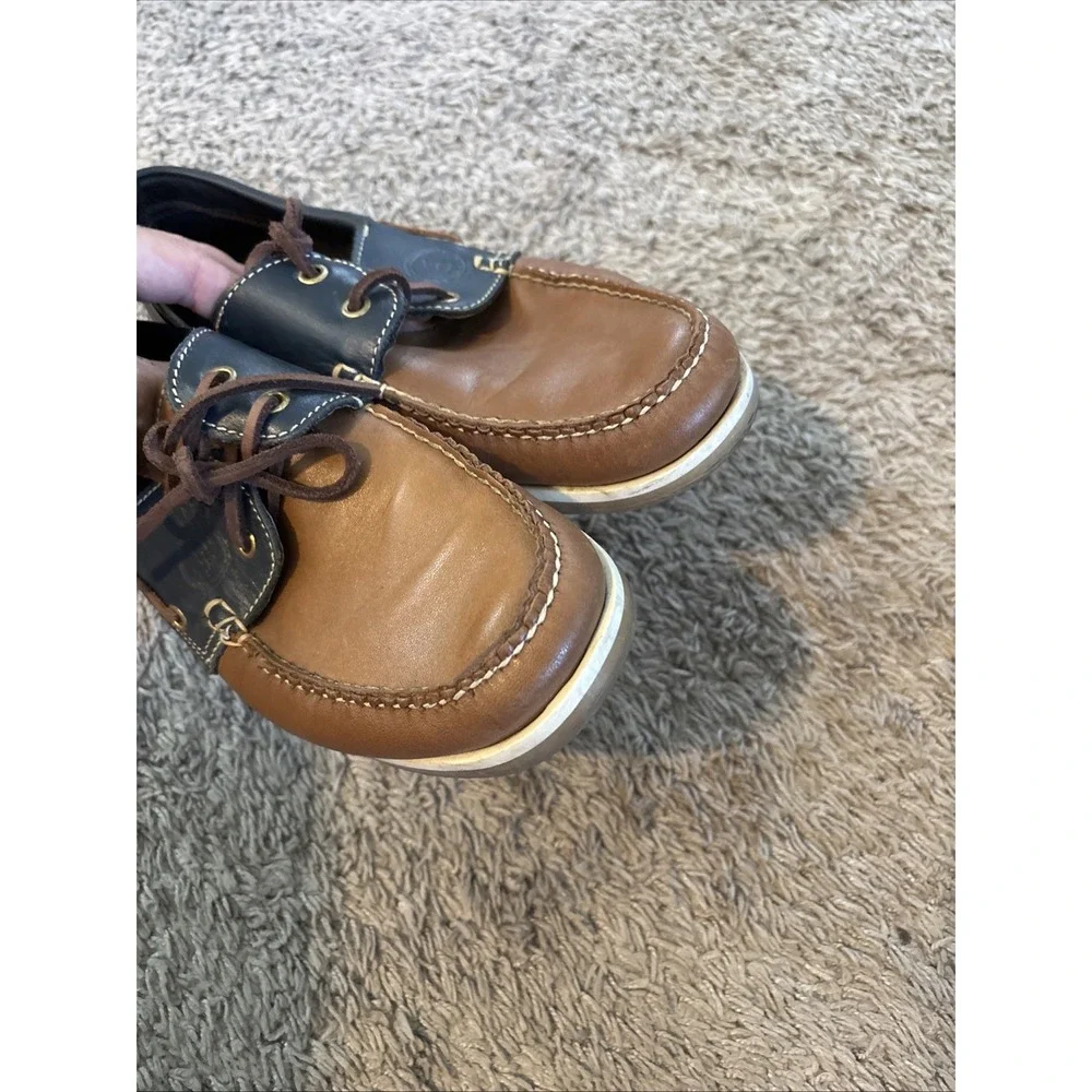 Duque De Alba Leather Handmade Oxford Boat Shoes Mens 27.5 10.5 US